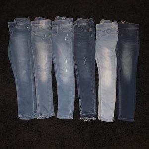 6 Pairs of GIRLS Jeggings